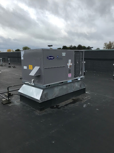 Commercial Carrier AC condenser unit installed by Vero Beach Heating & Air Conditioning
